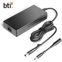 Black BTI 240W AC adapter for ASUS laptops, rectangular design with 6.0 x 3.7mm connector and coiled C14 AC cable.