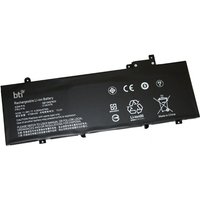 Black BTI 3-cell 57Wh laptop battery for Lenovo Thinkpad T480S with printed specifications and certification symbols.
