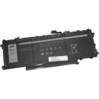 Black BTI 3 cell GT6TK replacement battery for Dell Latitude 9440 2-in-1 with label and connector port.