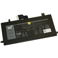 Black BTI 31.5 3 cell battery for Dell Latitude, rectangular with connector cable and printed specifications.