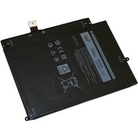 Black BTI 34Wh 2-cell battery for Dell Latitude 7285, rectangular with labels and connector tab.