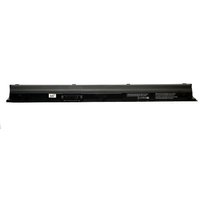 Black BTI 4-cell 40Wh laptop battery, slim rectangular design, compatible with HP Beats, Envy, Pavilion models.