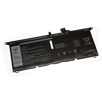 Black BTI 4-cell 43Wh laptop battery with connector, compatible with Dell Vostro 5390, XPS 9370 models.