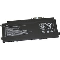 Black BTI 43.3 3 cell battery for HP Pavilion X360, rectangular with white text and recycling symbols.