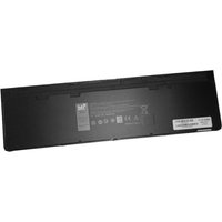 Black BTI 451-BBJW 31Wh 3-cell battery for Dell Latitude E7240 E7250, rectangular with white label and connector strip.