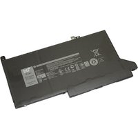 Black BTI 451-BCJO 42Wh 3-cell battery with label, compatible with DELL Latitude models, rectangular shape.