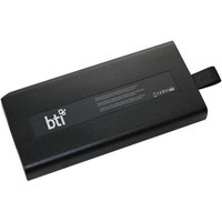 Black BTI 453-BBBD 56Wh 6-cell battery for DELL Latitude, rectangular with pull tab and BTI logo.