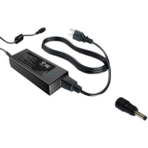 Black BTI 45W AC adapter with a 4.0mm x 1.7mm connector, featuring a power cord and plug, designed for Lenovo V15 Ideapad 100 Ideap.