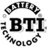 BTI logo in black and white with "Battery Technology" text encircling bold "BTI" letters.