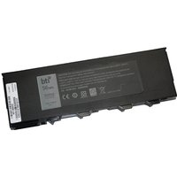 Black BTI 56Wh 4-cell battery with label, compatible with Dell Latitude 7204, 7214 Rugged Extreme laptops.