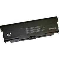 Black BTI 57++ 49Wh 9-cell battery for Lenovo Thinkpad, rectangular with printed specifications and connector slot.