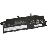 Black BTI 57Wh 4-cell battery for Lenovo X13 Yoga G3, rectangular with white labels and connector wires.