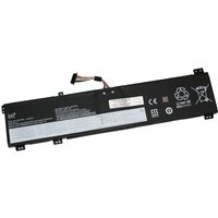 Black BTI 80Wh 4-cell battery with connector cable for Lenovo Legion laptops, featuring white label and safety icons.