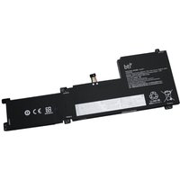 Black BTI 4-cell battery for Lenovo IDEAPAD, rectangular with white label and connector on top edge.