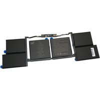 Black 6-cell battery for MacBook Pro 16-inch, 2019-2020, with central label and connector strip on top edge.