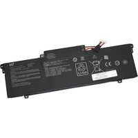 Black BTI 63Wh 3 cell battery for ASUS ZENBOOK 14, rectangular with white text and connector wires.