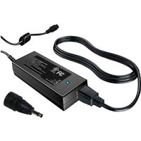 Black BTI 65W AC adapter for Samsung, EU version, with 3.0mm connector and attached power cord.