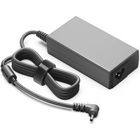 Black BTI 65W laptop charger with 3.5mm x 1.35mm connector, rectangular adapter, and coiled cable for Toshiba Dyna.
