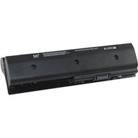 Black BTI 671731-001 compatible 60Wh 6 cell battery for HP ENVY DV6 DV7, rectangular with connector ports.