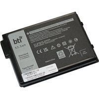 Black BTI 6JRCP 53.3Wh 3-cell battery with label for DELL LATITUDE 13 7330 RUGGED 5430 RUGGED laptops.