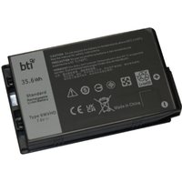 Black BTI 35.6Wh 2-cell battery with label text and symbols for LATITUDE 12 RUGGED 7230 EXTREME.