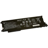 Black BTI 70Wh 4 cell battery for HP ZBOOK X2 G4, rectangular with white text and symbols on surface.