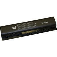 Black BTI 4-cell battery for HP Envy 17-N, rectangular with printed specifications and connector ports.