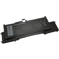 Black BTI 88Wh 6 cell battery for Dell Latitude 9510, rectangular with connector and printed specifications.