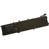 Black BTI 97Wh 6-cell battery for Dell XPS and Precision laptops, rectangular with connector and label details.