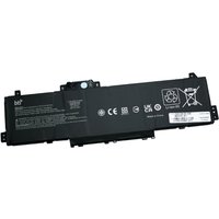 Black rectangular BTI 3-cell laptop battery with white text and safety icons, compatible with HP 240 G10 series.