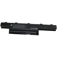 Black BTI notebook battery, rectangular with text and certification symbols on top.