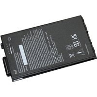 Black rectangular BTI 35Wh 6-cell battery for GETAC F110 with printed specifications and certification logos.