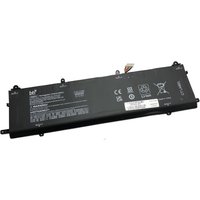 Black rectangular BTI 73Wh 6-cell battery with white text and connector wires for HP Spectre X360 15-EB.