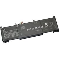 Black BTI 42.75Wh battery for HP ProBook G8, rectangular with connector wires and printed specifications.