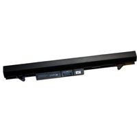 Black BTI 4-cell battery for HP ProBook 430, slim rectangular shape with connector ports on one side.