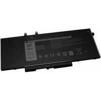 Black BTI JG75F compatible 68Wh 4-cell laptop battery for LATITUDE 5501 with white text and certification icons.