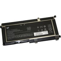 Black BTI 64Wh 4-cell battery with white text and labels, compatible with HP Zbook Studio G5 Elitebook 1050 G1.