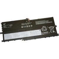 Black BTI L17C4P71 54Wh 4-cell battery for Lenovo X1 Yoga G3 with white label and connector wires.