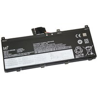 Black BTI L18M6P90 90Wh 6-cell laptop battery with white text and certification symbols for Lenovo ThinkPad P53.