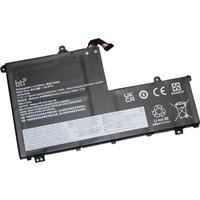 Black BTI L19M3PF9 3-cell battery for Lenovo ThinkBook 15 G2 with white label and connector cable.