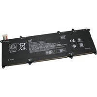 Black BTI 4-cell battery for HP Dragonfly G2 MAX, 56Wh capacity, rectangular shape with connector and printed labels.