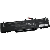 Black BTI 53Wh 3-cell laptop battery for HP EliteBook X360, rectangular with connector and label detailing specifications.
