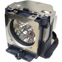 BTI Lamp Sanyo LMP11 with metal casing, clear lens, and mounting bracket for WXU30 WXU700 projectors.