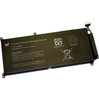 Black BTI LP03XL 55Wh 3-cell battery for HP ENVY, rectangular shape with white connector and printed specifications.