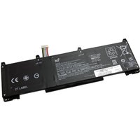 Black BTI 45Wh 3-cell battery with white text and connector for HP ProBook models, rectangular shape.