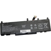 Black BTI 3-cell lithium battery with white text and connector for HP Elite X360, Elitebook, and Zbook models.