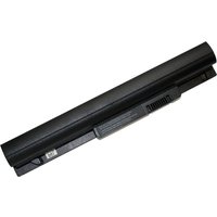 Black BTI 3-cell battery for HP Pavilion 10-E TouchSmart, cylindrical shape with connector strip.