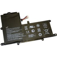 Black BTI 37Wh 2-cell battery for HP STREAM 11-R, rectangular with connector cable and printed specifications.