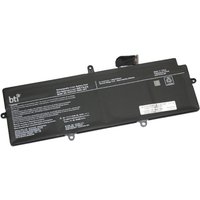 Black BTI 4-cell battery for Dynabook Tecra and Portege series, rectangular with printed specifications.