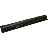 Black BTI replacement battery for HP Pavilion, cylindrical shape with connector ports and BTI logo on the side.